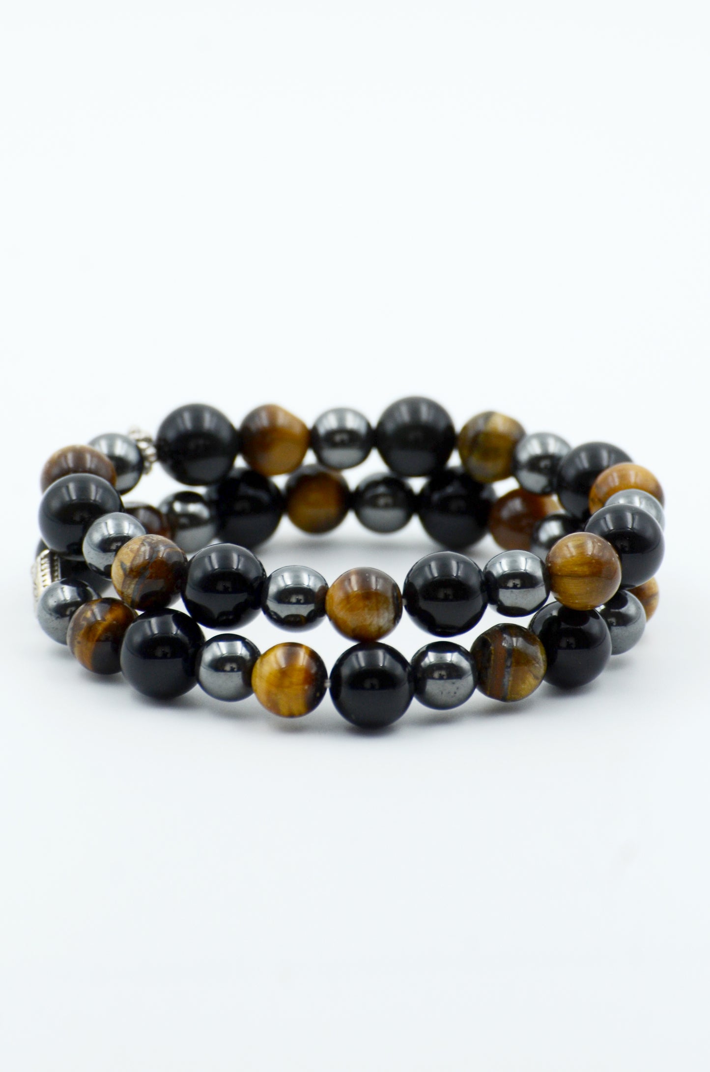 Triple protection (Obsidian, Tiger eye, Hematite)